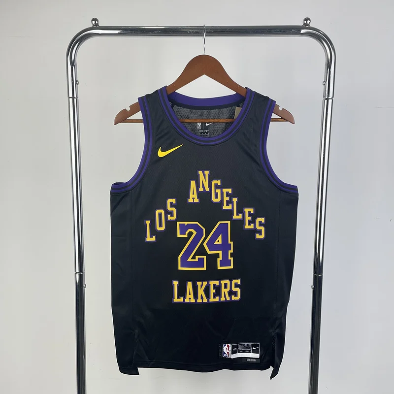 2024 Season NBA Los Angeles Lakers jersey  city version #24 Kobe Bryant