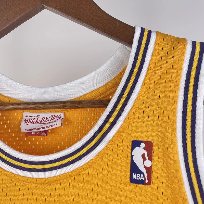 MN Heat pressed Retro jersey:SW NBA Los Angeles Lakers jersey  1971 1972 Season #44 West