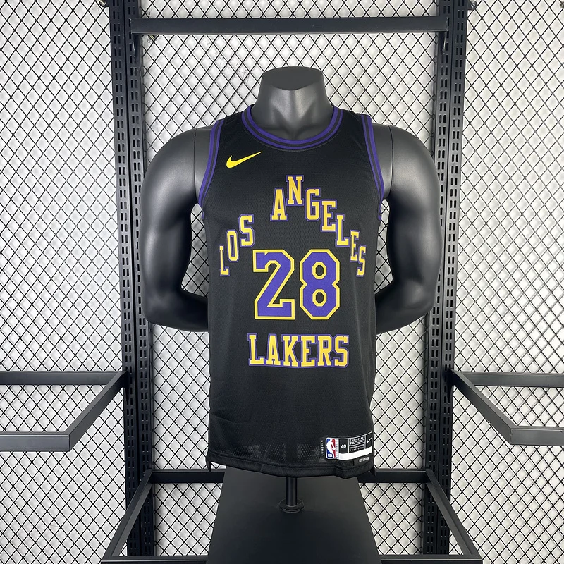 2024 Season NBA Los Angeles Lakers jersey  city version #28 Hachimura