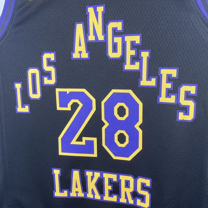 2024 Season NBA Los Angeles Lakers jersey  city version #28 Hachimura