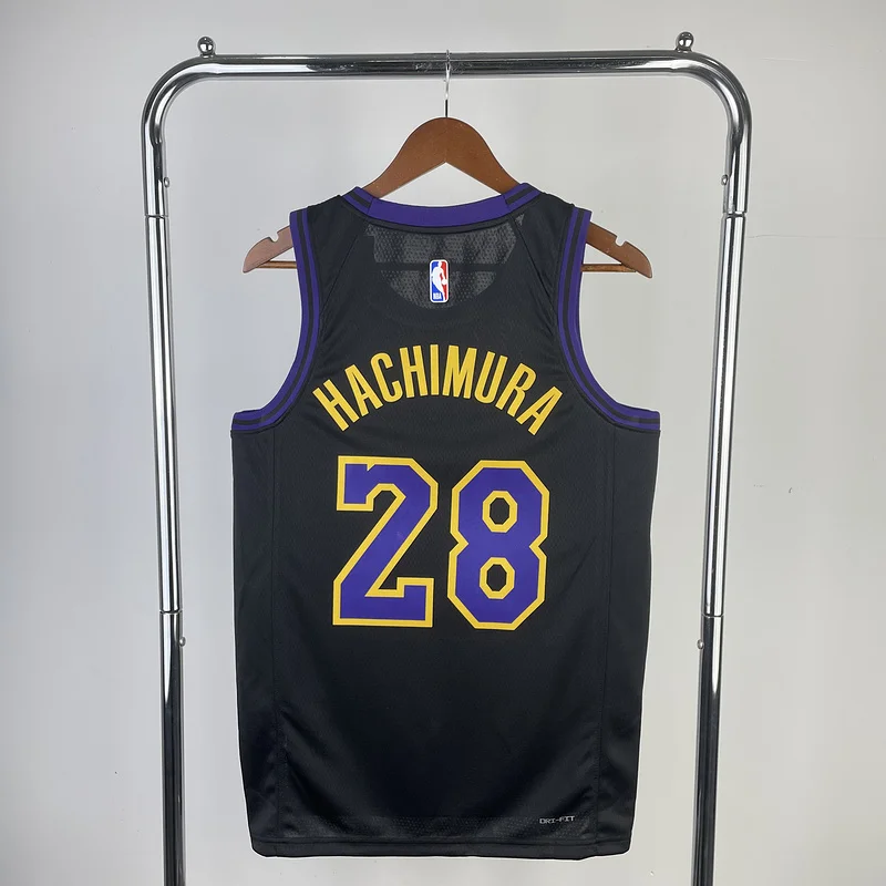 2024 Season NBA Los Angeles Lakers jersey  city version #28 Hachimura