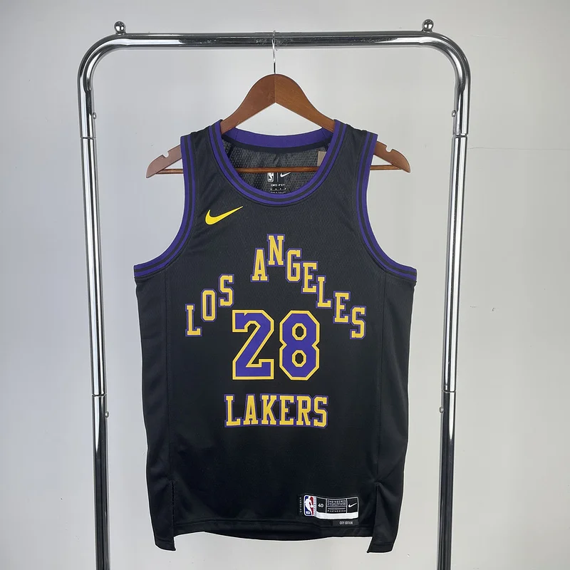 2024 Season NBA Los Angeles Lakers jersey  city version #28 Hachimura