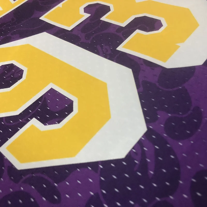 BAPE×M&N Co-branded NBA Los Angeles Lakers jersey  Purple #93