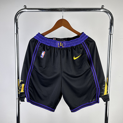 2024 Season NBA Los Angeles Lakers jersey  city version Shorts Los Angeles Lakers