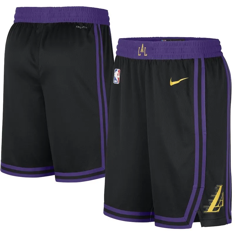 2024 Season NBA Los Angeles Lakers jersey  city version Shorts