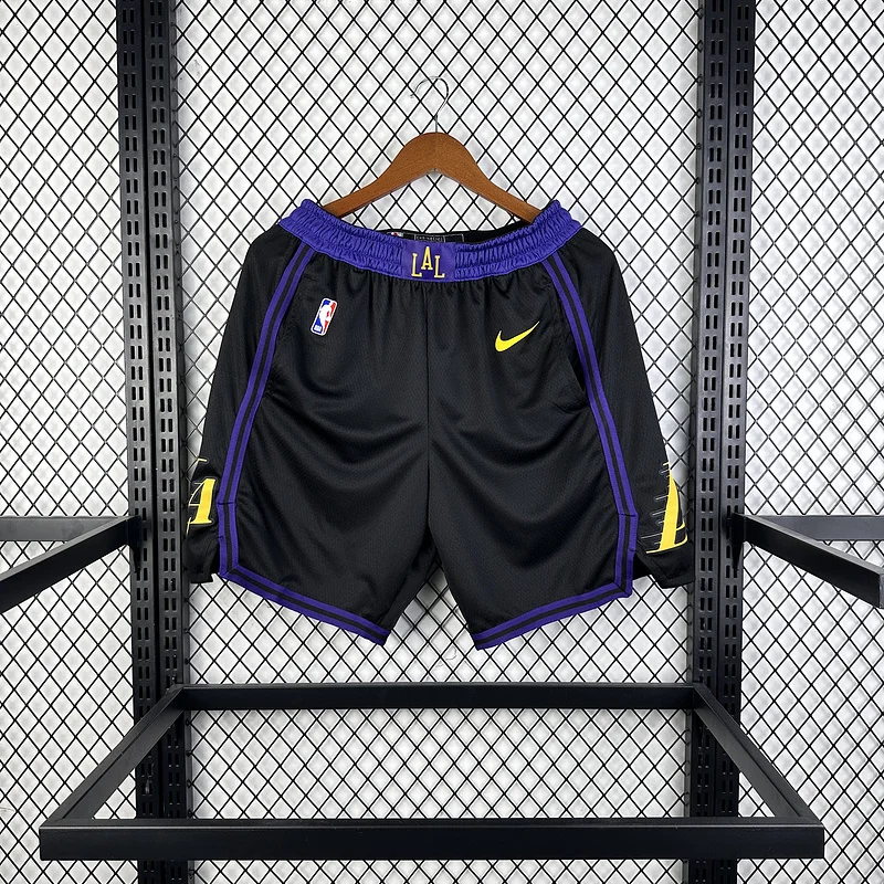 2024 Season NBA Los Angeles Lakers jersey  city version Shorts