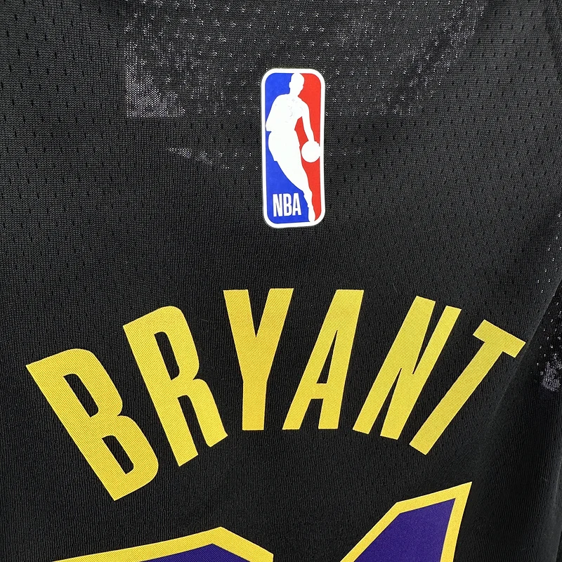 Youth kids Basketball Jersey 2024 Los Angeles Lakers city version #24 BRYANT