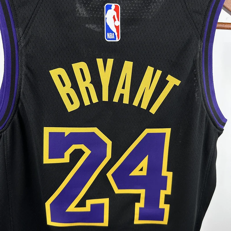 Youth kids Basketball Jersey 2024 Los Angeles Lakers city version #24 BRYANT