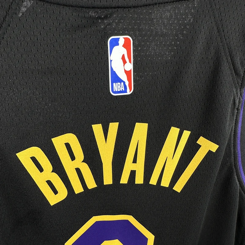 Youth kids Basketball Jersey 2024 Los Angeles Lakers city version #8 BRYANT