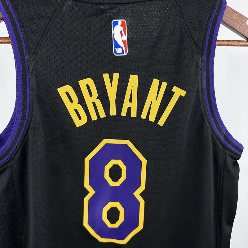 Youth kids 2024 Season NBA Los Angeles Lakers jersey  city version #8 Kobe Bryant