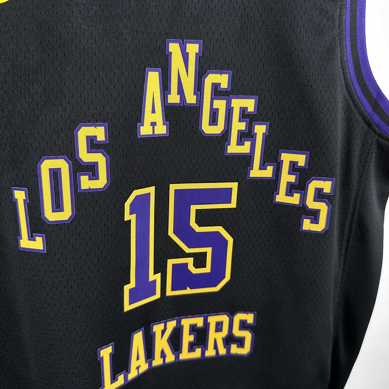 Youth kids 2024 Season NBA Los Angeles Lakers jersey  city version #15 Reaves