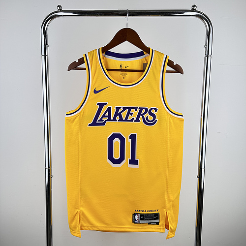 LE SSERAFIM members uniform NBA Los Angeles Lakers jersey  #01 Los Angeles Lakers