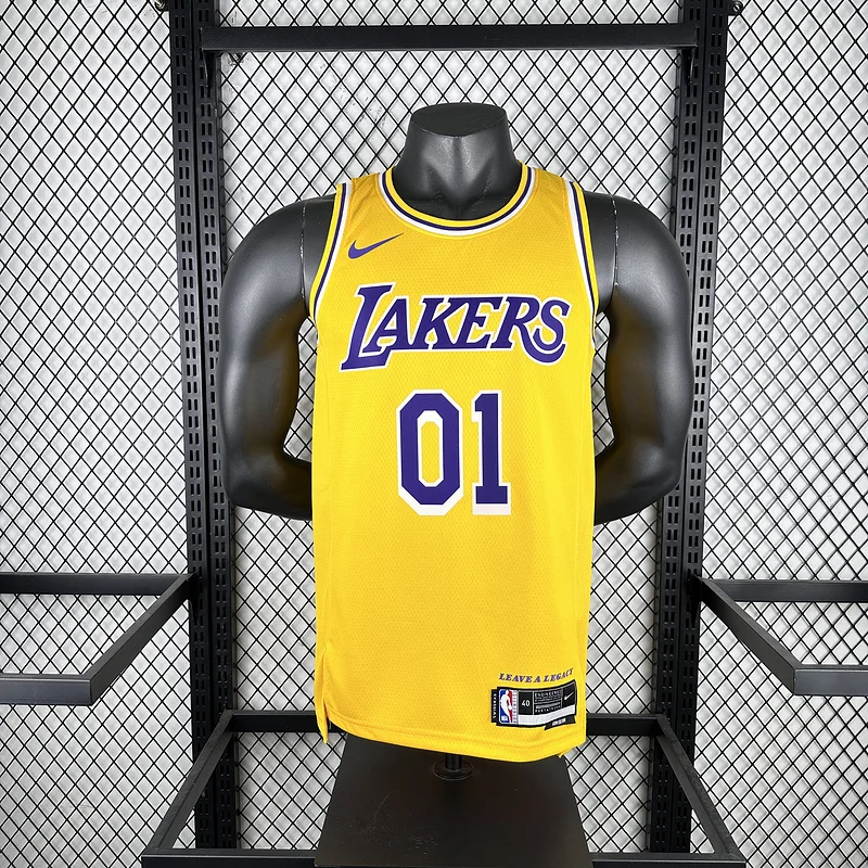 LE SSERAFIM members uniform NBA Los Angeles Lakers jersey  #01