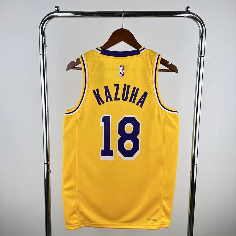 LE SSERAFIM members uniform NBA Los Angeles Lakers jersey  #18