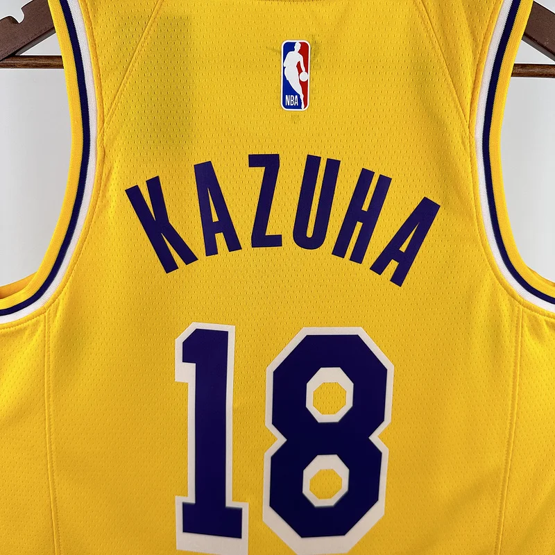 LE SSERAFIM members uniform NBA Los Angeles Lakers jersey  #18