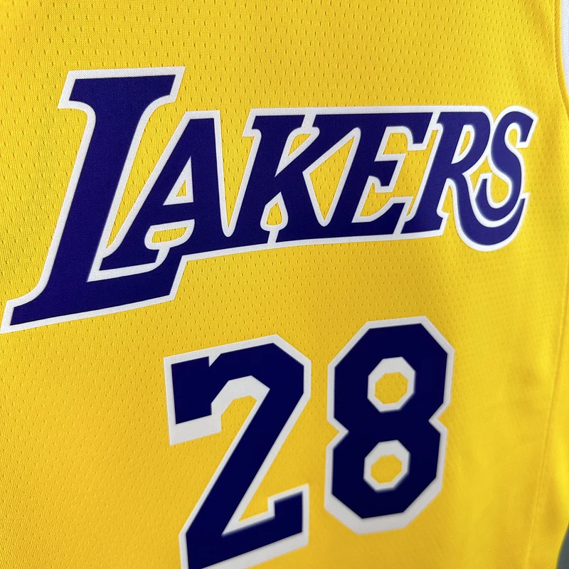 LE SSERAFIM members uniform NBA Los Angeles Lakers jersey  #28