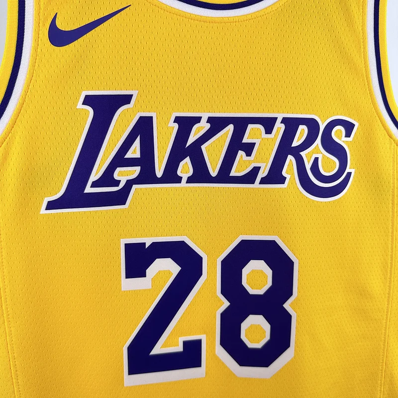 LE SSERAFIM members uniform NBA Los Angeles Lakers jersey  #28