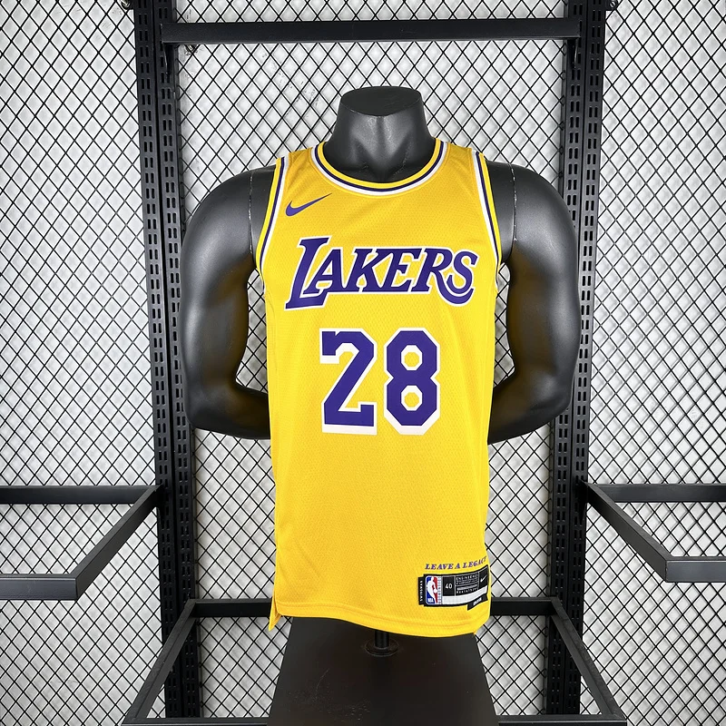 LE SSERAFIM members uniform NBA Los Angeles Lakers jersey  #28