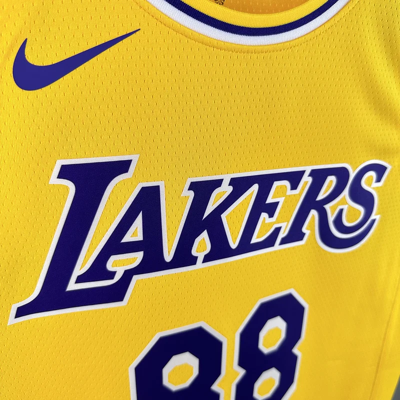 LE SSERAFIM members uniform NBA Los Angeles Lakers jersey  #88 YUN JIN