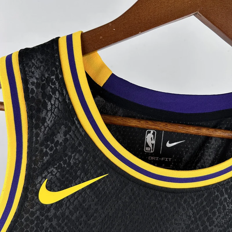 NBA Los Angeles Lakers jersey  snake pattern #15 Reaves