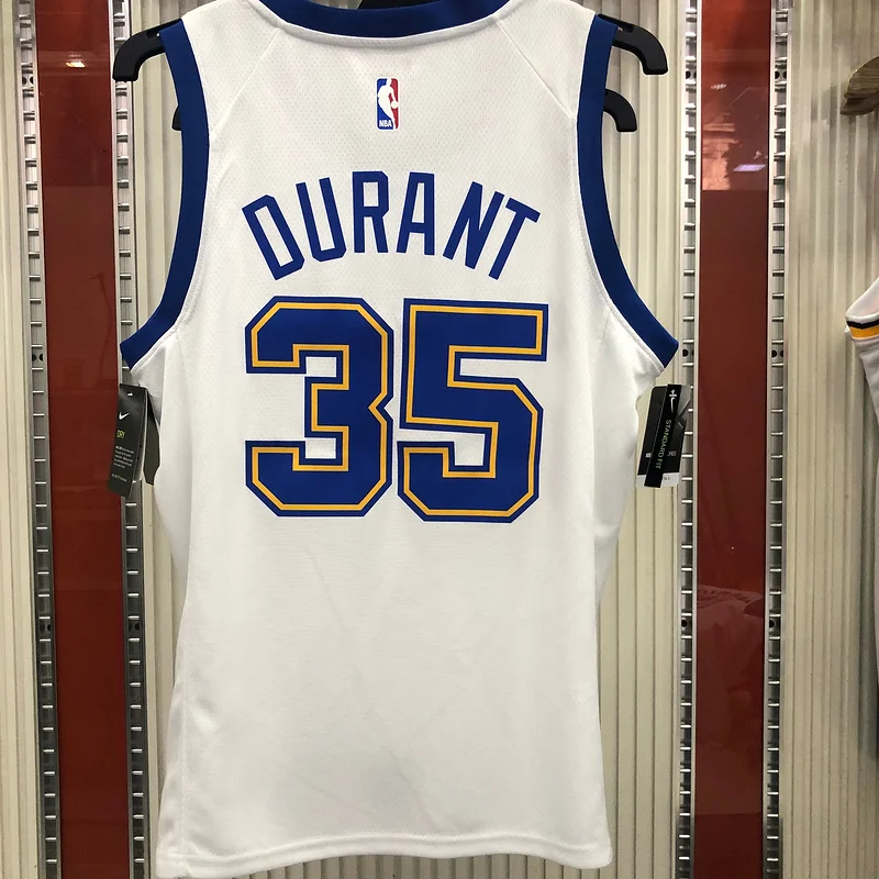 Golden State Warriors white #35 Durant