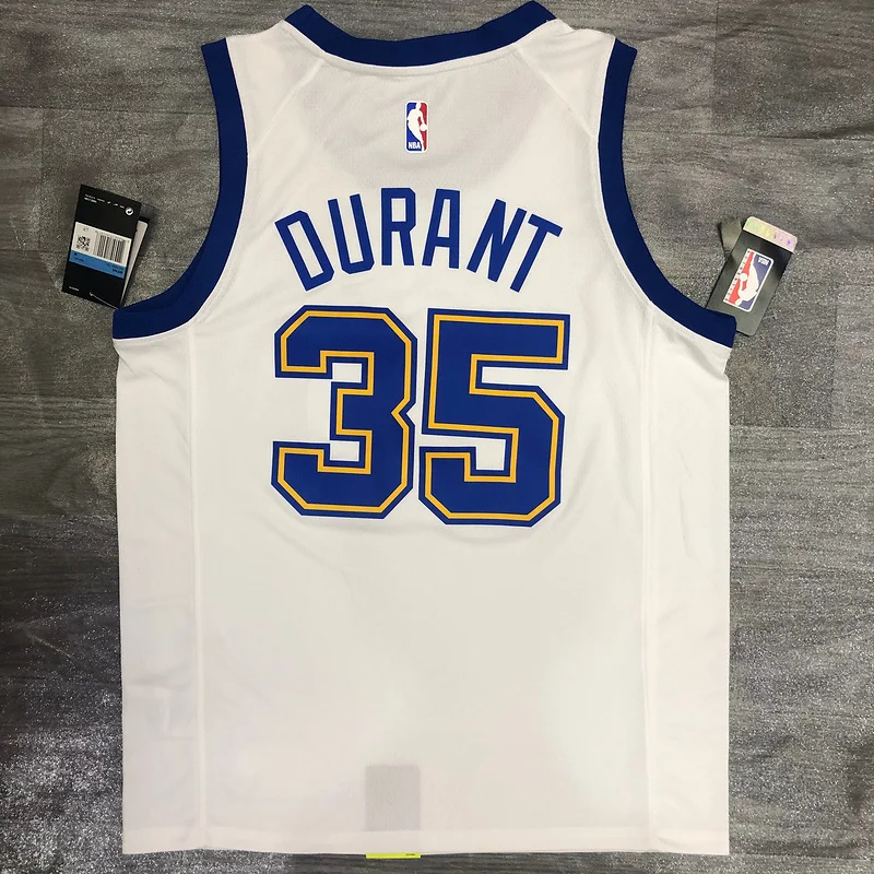 Golden State Warriors white #35 Durant