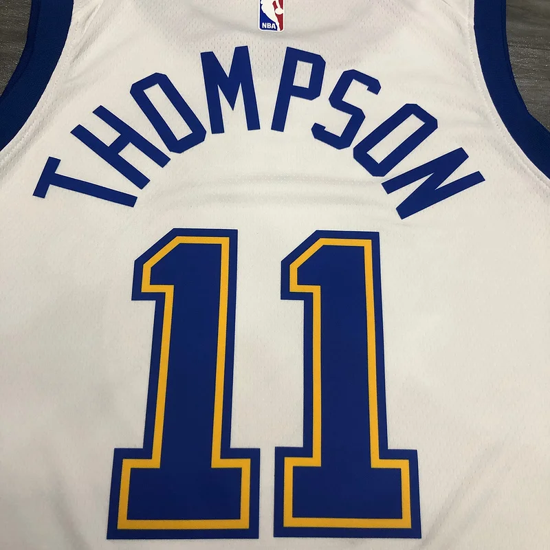 Golden State Warriors white #11 Thompson