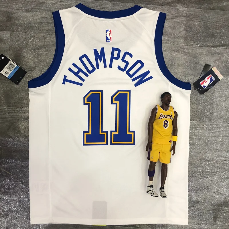 Golden State Warriors white #11 Thompson