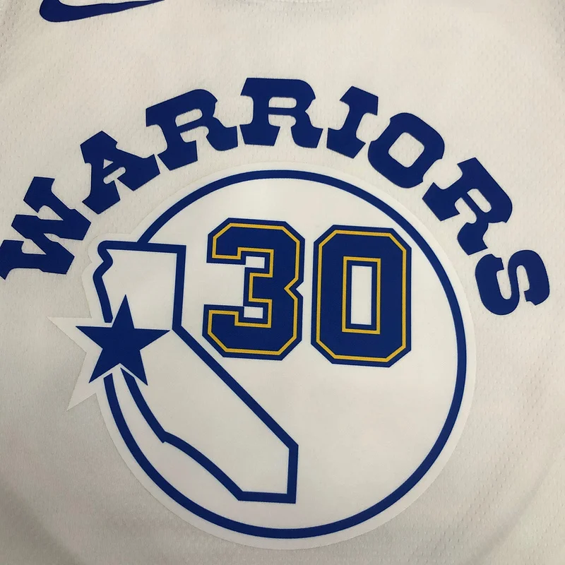 Golden State Warriors white #30 Curry