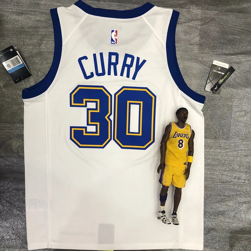 Golden State Warriors white #30 Curry