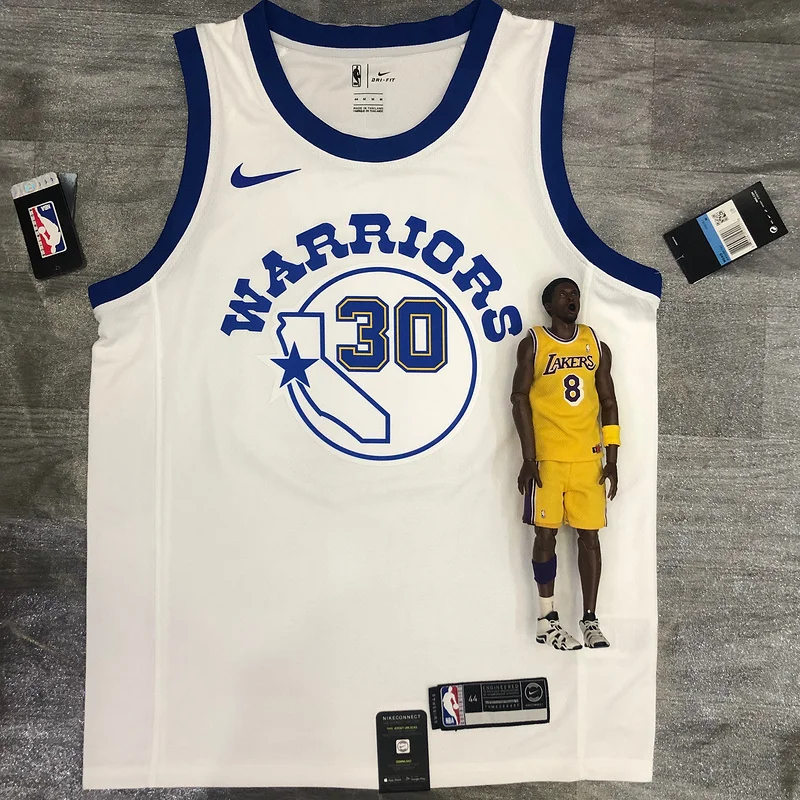 Golden State Warriors white #30 Curry