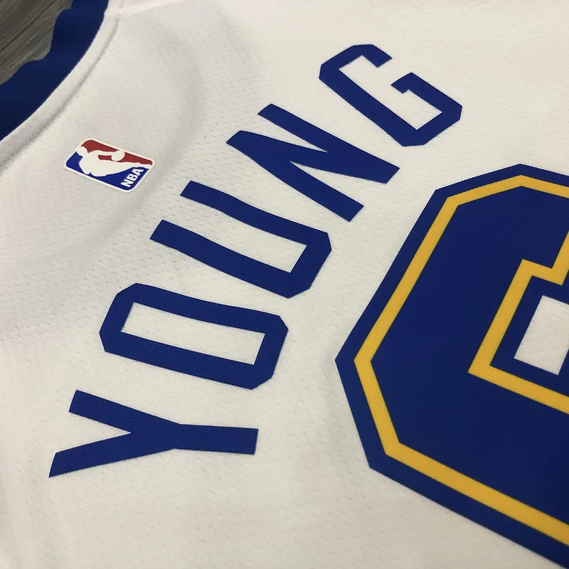 Golden State Warriors white #6 Nick Young