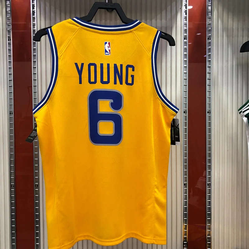 Golden State Warriors Yellow #6 Nick Young