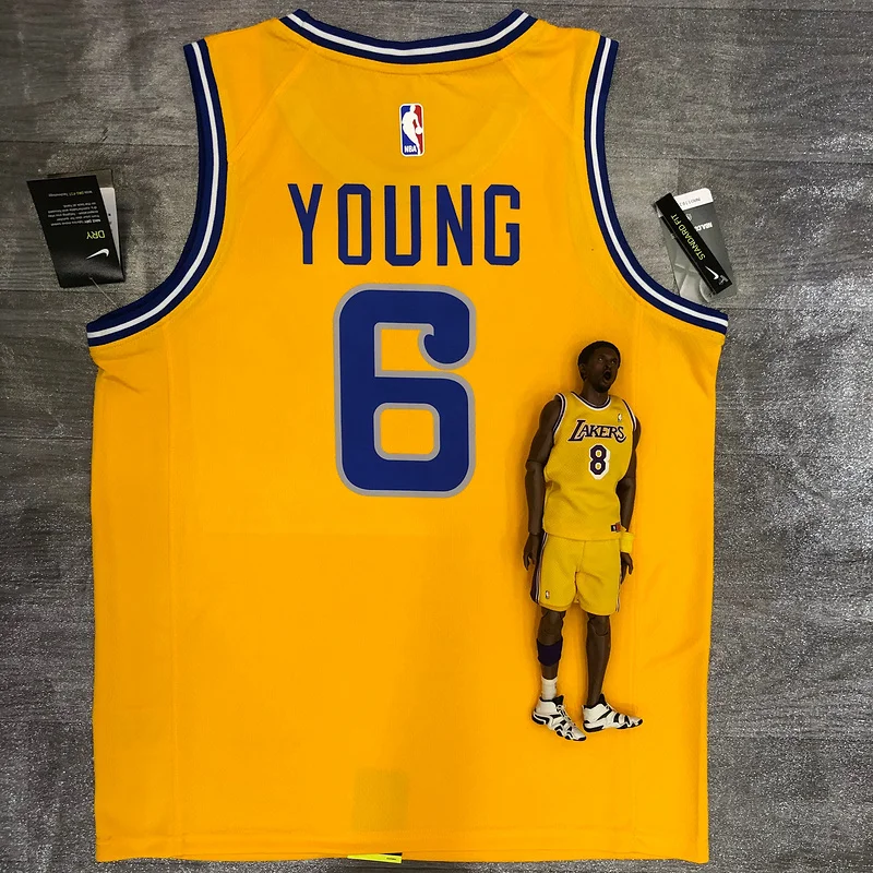 Golden State Warriors Yellow #6 Nick Young