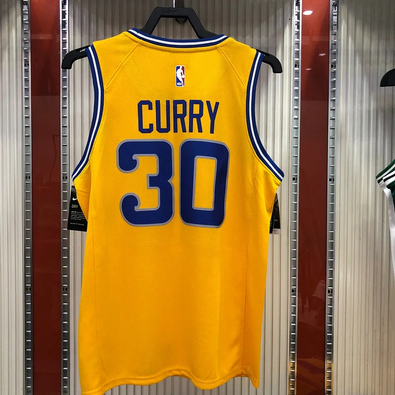 Golden State Warriors Yellow #30 Curry