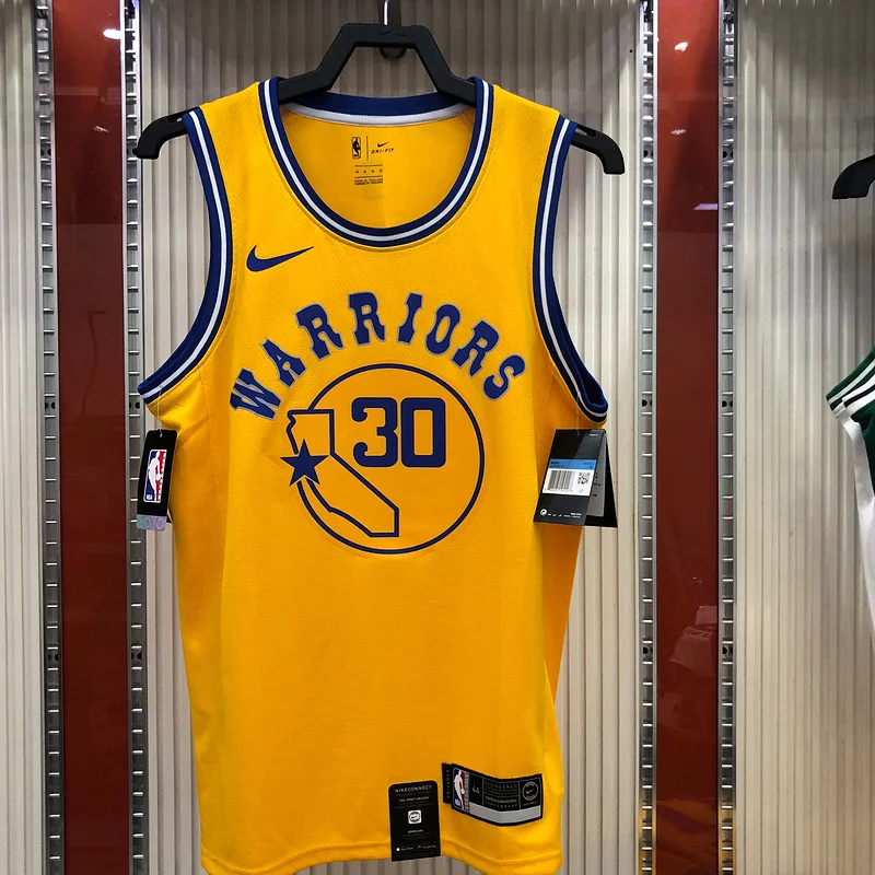 Golden State Warriors Yellow #30 Curry