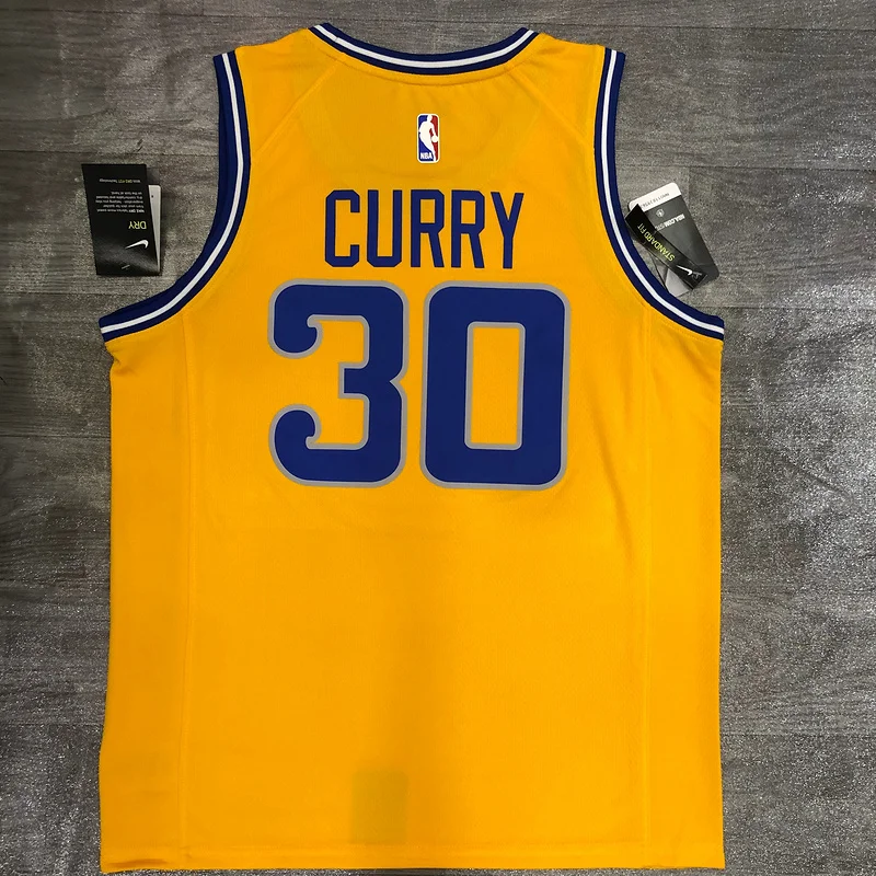 Golden State Warriors Yellow #30 Curry