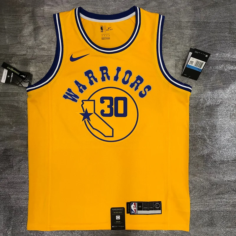 Golden State Warriors Yellow #30 Curry