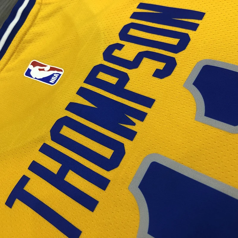 Golden State Warriors Yellow #11 Thompson