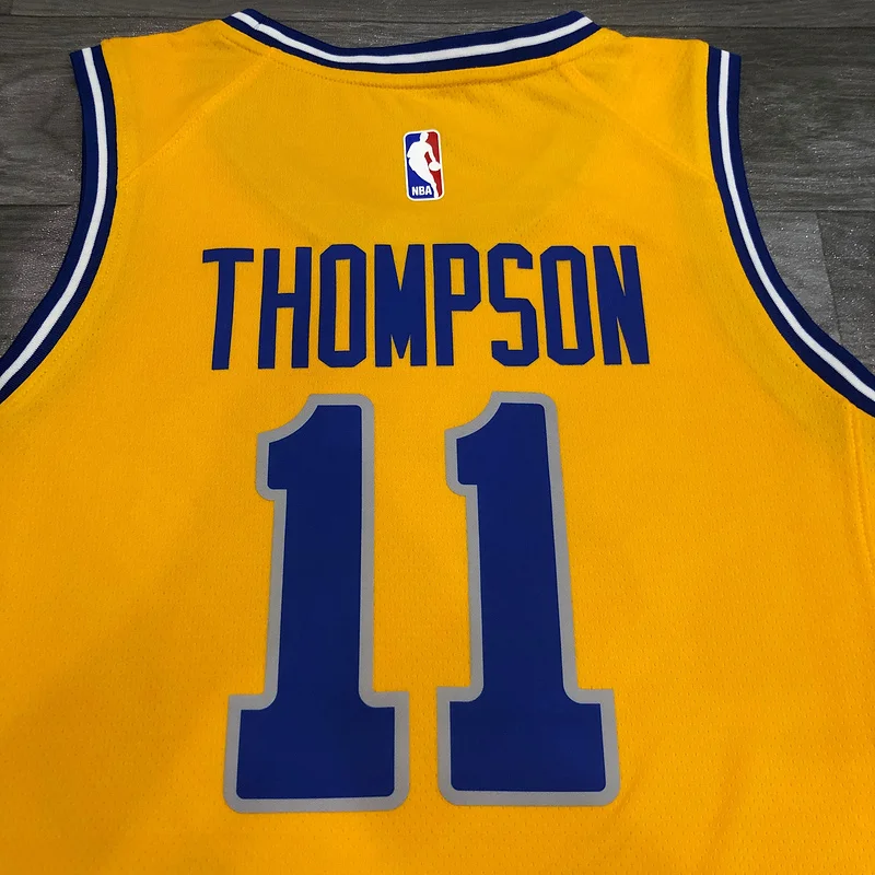 Golden State Warriors Yellow #11 Thompson