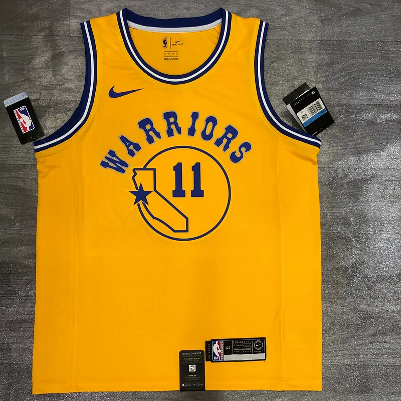 Golden State Warriors Yellow #11 Thompson