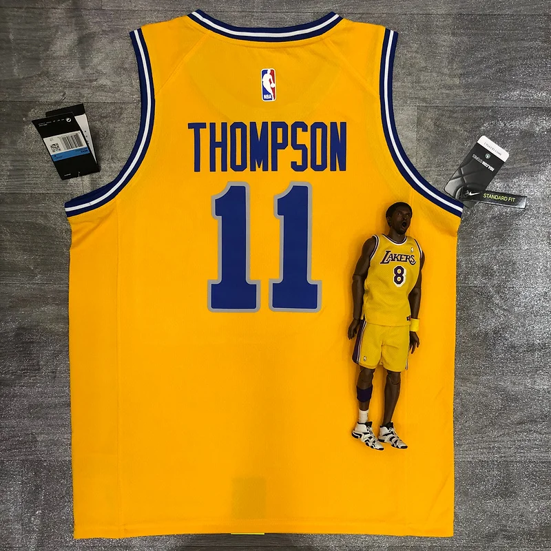 Golden State Warriors Yellow #11 Thompson