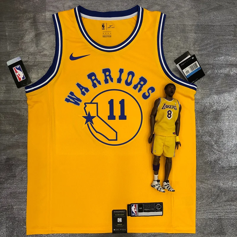 Golden State Warriors Yellow #11 Thompson