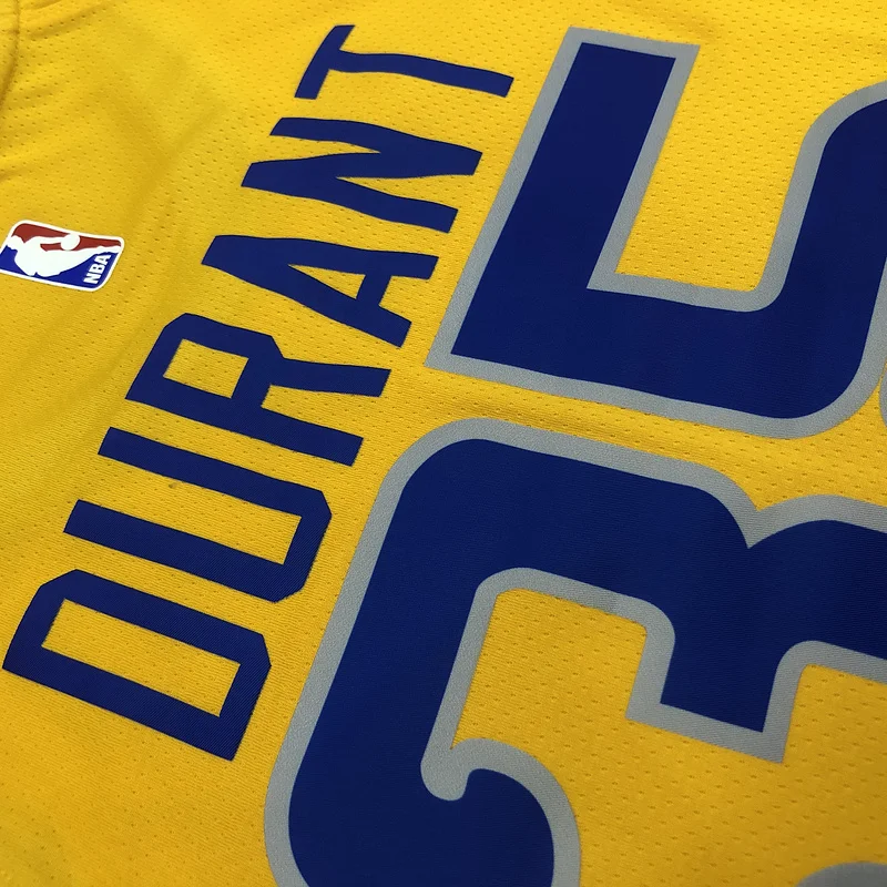 Golden State Warriors Yellow #35 Durant