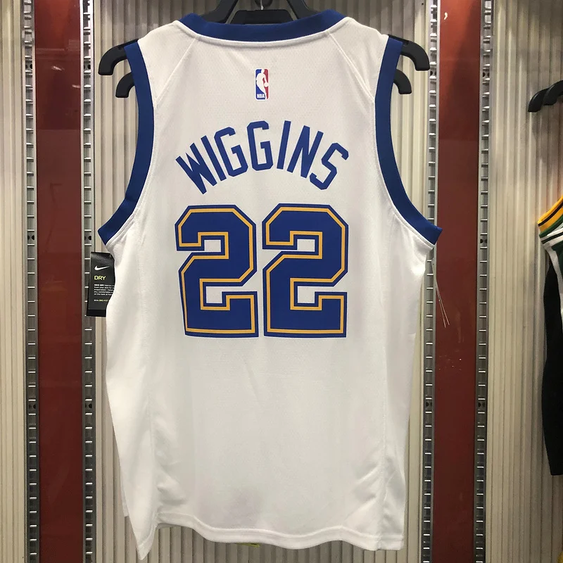 Golden State Warriors white #22 Wiggins