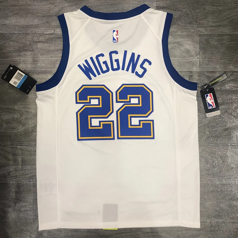 Golden State Warriors white #22 Wiggins