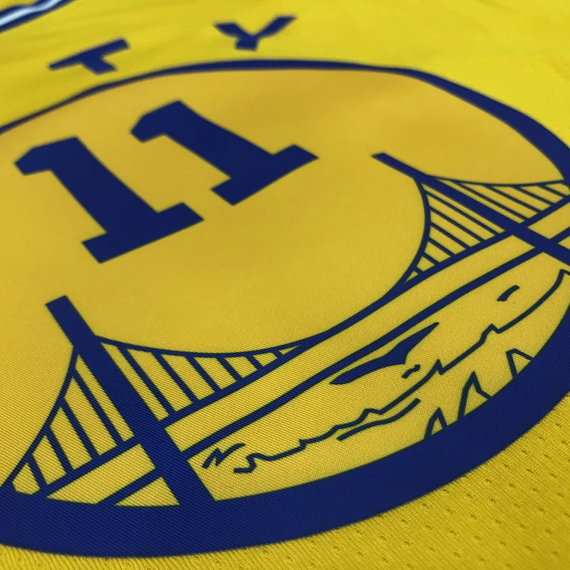 Golden State Warriors Tram version Yellow #11 Thompson