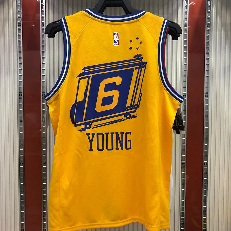 Golden State Warriors Tram version Yellow #6 Nick Young