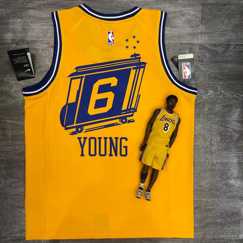 Golden State Warriors Tram version Yellow #6 Nick Young