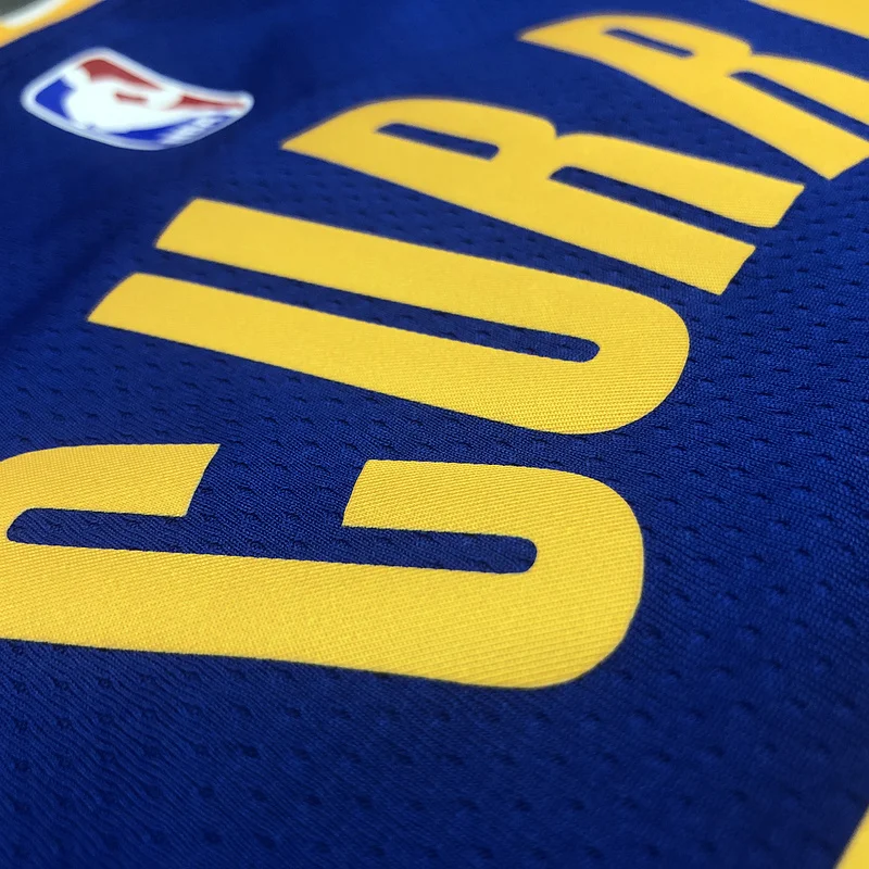 2020 Season Golden State Warriors V-neck blue #30 Curry